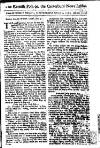 Kentish Weekly Post or Canterbury Journal Wed 05 Feb 1729 Page 1
