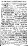 Kentish Weekly Post or Canterbury Journal Sat 08 Feb 1729 Page 1