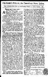 Kentish Weekly Post or Canterbury Journal Sat 15 Mar 1729 Page 1