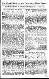 Kentish Weekly Post or Canterbury Journal Wed 02 Apr 1729 Page 1