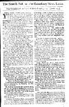 Kentish Weekly Post or Canterbury Journal Sat 05 Apr 1729 Page 1