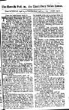 Kentish Weekly Post or Canterbury Journal Wed 30 Apr 1729 Page 1