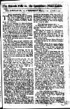 Kentish Weekly Post or Canterbury Journal Wed 14 May 1729 Page 1