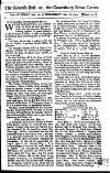 Kentish Weekly Post or Canterbury Journal Wed 28 May 1729 Page 1