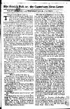 Kentish Weekly Post or Canterbury Journal Wed 18 Jun 1729 Page 1