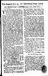 Kentish Weekly Post or Canterbury Journal Sat 05 Jul 1729 Page 1