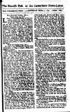 Kentish Weekly Post or Canterbury Journal Sat 04 Oct 1729 Page 1