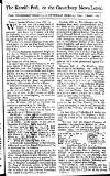 Kentish Weekly Post or Canterbury Journal Sat 25 Oct 1729 Page 1