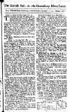 Kentish Weekly Post or Canterbury Journal Sat 01 Nov 1729 Page 1