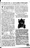 Kentish Weekly Post or Canterbury Journal Sat 20 Dec 1729 Page 1