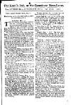 Kentish Weekly Post or Canterbury Journal Wed 13 May 1730 Page 1