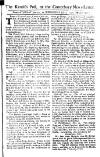 Kentish Weekly Post or Canterbury Journal Wed 01 Jul 1730 Page 1