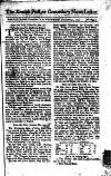 Kentish Weekly Post or Canterbury Journal Wed 31 Dec 1735 Page 1