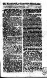 Kentish Weekly Post or Canterbury Journal Wed 02 Jun 1736 Page 1