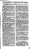 Kentish Weekly Post or Canterbury Journal Sat 11 Dec 1736 Page 1