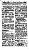 Kentish Weekly Post or Canterbury Journal Wed 02 Feb 1737 Page 1