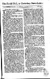 Kentish Weekly Post or Canterbury Journal Wed 07 Dec 1737 Page 1