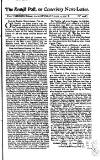 Kentish Weekly Post or Canterbury Journal Sat 25 Feb 1738 Page 1