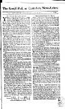 Kentish Weekly Post or Canterbury Journal Sat 01 Jul 1738 Page 1