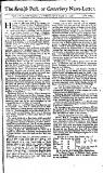 Kentish Weekly Post or Canterbury Journal Wed 16 Aug 1738 Page 1