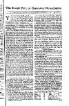 Kentish Weekly Post or Canterbury Journal Sat 30 Sep 1738 Page 1
