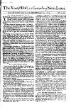 Kentish Weekly Post or Canterbury Journal Wed 31 Jan 1739 Page 1