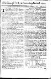 Kentish Weekly Post or Canterbury Journal Sat 15 Sep 1739 Page 1