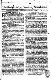 Kentish Weekly Post or Canterbury Journal Wed 13 Feb 1740 Page 1