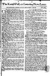 Kentish Weekly Post or Canterbury Journal Sat 01 Mar 1740 Page 1