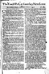 Kentish Weekly Post or Canterbury Journal Wed 12 Mar 1740 Page 1