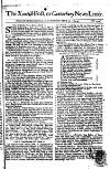 Kentish Weekly Post or Canterbury Journal Wed 19 Mar 1740 Page 1