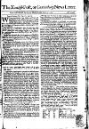 Kentish Weekly Post or Canterbury Journal Wed 09 Apr 1740 Page 1