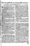 Kentish Weekly Post or Canterbury Journal Wed 16 Apr 1740 Page 1