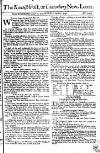 Kentish Weekly Post or Canterbury Journal Sat 19 Apr 1740 Page 1