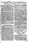 Kentish Weekly Post or Canterbury Journal Sat 21 Jun 1740 Page 1