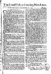 Kentish Weekly Post or Canterbury Journal Wed 02 Jul 1740 Page 1