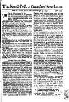 Kentish Weekly Post or Canterbury Journal Wed 30 Jul 1740 Page 1