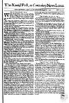 Kentish Weekly Post or Canterbury Journal Wed 06 Aug 1740 Page 1