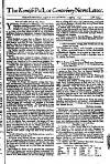 Kentish Weekly Post or Canterbury Journal Sat 09 Aug 1740 Page 1