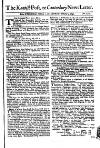 Kentish Weekly Post or Canterbury Journal Sat 04 Oct 1740 Page 1