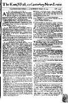 Kentish Weekly Post or Canterbury Journal Sat 18 Oct 1740 Page 1