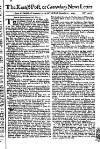 Kentish Weekly Post or Canterbury Journal Sat 15 Nov 1740 Page 1