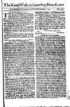 Kentish Weekly Post or Canterbury Journal Sat 06 Dec 1740 Page 1