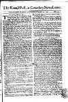 Kentish Weekly Post or Canterbury Journal Wed 10 Dec 1740 Page 1