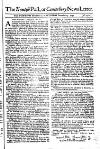 Kentish Weekly Post or Canterbury Journal Sat 13 Dec 1740 Page 1