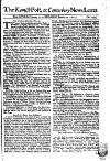 Kentish Weekly Post or Canterbury Journal Wed 14 Jan 1741 Page 1
