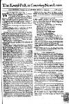 Kentish Weekly Post or Canterbury Journal Sat 17 Jan 1741 Page 1