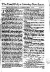 Kentish Weekly Post or Canterbury Journal Wed 04 Mar 1741 Page 1