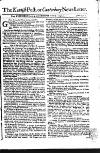 Kentish Weekly Post or Canterbury Journal Sat 07 Mar 1741 Page 1