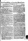 Kentish Weekly Post or Canterbury Journal Sat 02 May 1741 Page 1